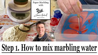 Acrylic Paper Marbling for Beginners, Step 1: How to thicken water for acrylic paper marbling