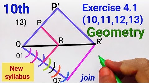 TN SAMACHEER 10th Geometry Exercise 4.1| Similar Triangles|Tamil and English medium|TN new syllabus