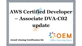 AWS Certified Developer – Associate DVA C02 Training DEMO