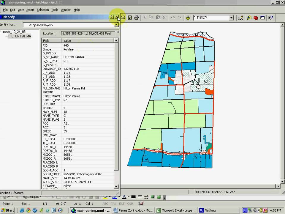 Parma, NY zoning map development and use a GIS project YouTube