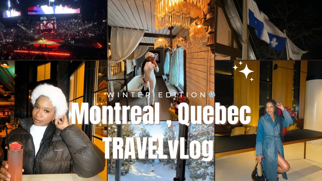 Canada Travel Vlog 🇨🇦 | Toronto to Quebec Road Trip, Mont-Tremblant Cabin & Burna Boy Concert