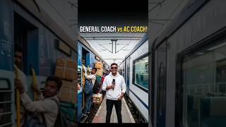 🚆🥵 "General Coach VS AC Coach 😳 | Zameen Aasman Ka Farak!" #viral #ai #youtubeshorts #chanllenge