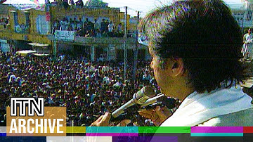 Imran Khan promises to clean up corruption during first premiership bid (1996)