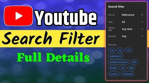 How to remove search filter youtube | Youtube filter setting mobile | Youtube search filter