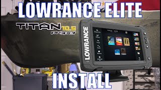 Native Titan - Fish Finder Installation - Lowrance Elite Ti