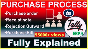 Purchase Order Process in Tally ERP 9 | Order Processing in Tally ERP 9 Hindi | Fully Explained🔥📝