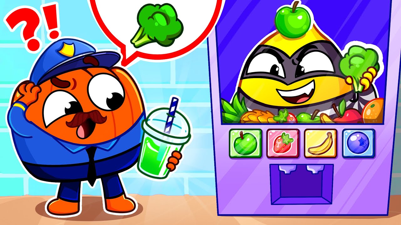 Wrong Juice?! 🧃🌈 Rainbow Juice Vending Machine | Kids Songs & Nursery Rhymes | Pit & Penny Family