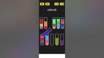 Water sort puzzle games! Level 612! Puzzle games!