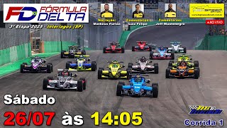 🔴 FORMULA DELTA | Race 1 | 3rd Stage 2025 | Interlagos (SP) | Live