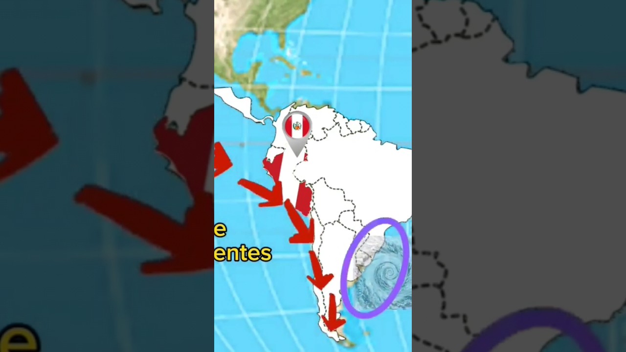 Ciclones/Como funciona o fenômeno  El Nino #shorts #geography