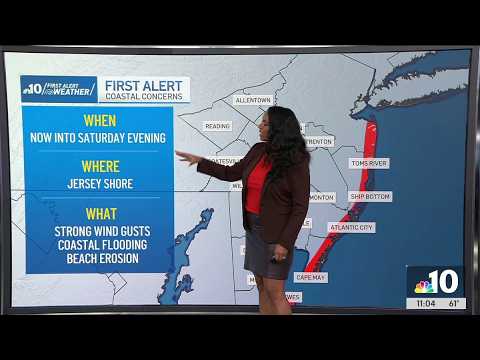 Jersey Shore communities deal with approaching Nor'easter