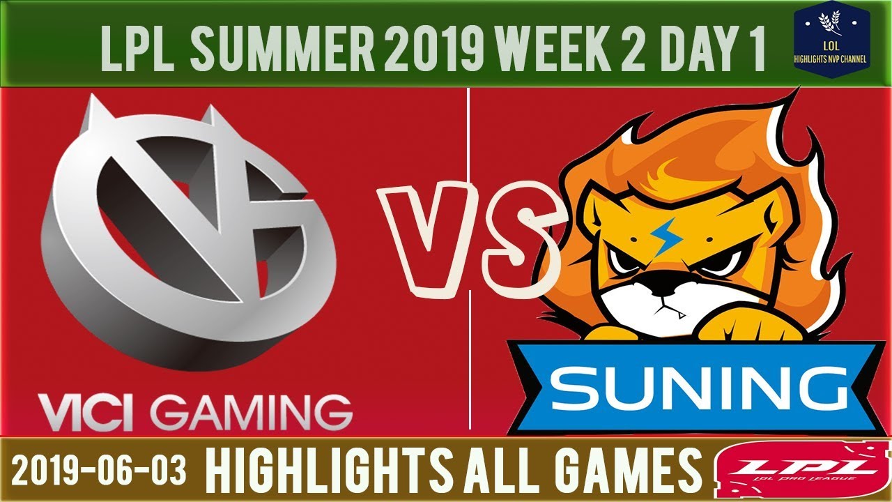 VG vs  SN Highlights ALL  Games  LPL Summer 2019 W2D1 | Vici Gaming vs. Suning
