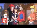 The Spectacular Spider Man 2008 Flirting At The Halloween Party Scene S1E9 
