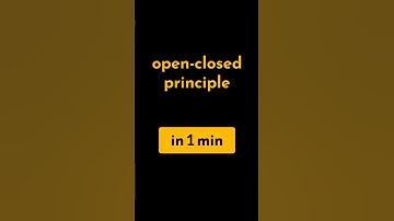 Open-Closed Principle in 1 min | #geekific #solid #in1min