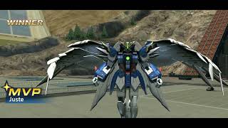 Gundam Supreme Battle Custom Mode 1 vs 2 Wing Zero Gameplay 2 screenshot 4