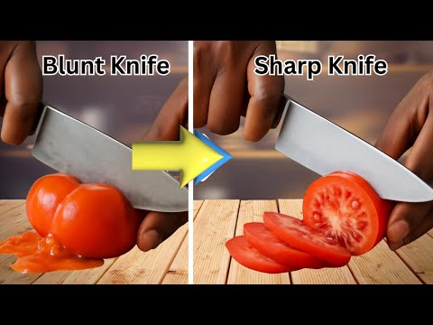 Stop Struggling with Blunt Knives |Try These 7 DIY Sharpening Hacks to Slice Like a Pro