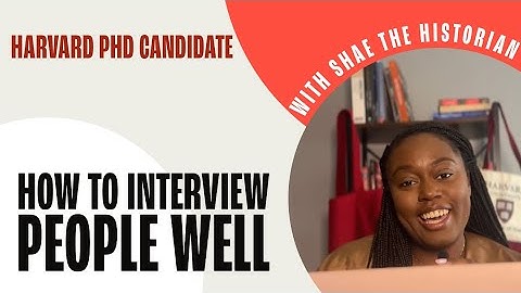 How to Conduct Oral History Interviews