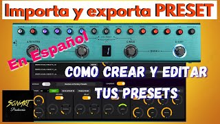 Tank G (En español): Crea, Guarda, Importa y Exporta tus PRESETS (Como Usar el Software en tu PC )