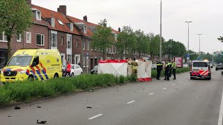 Grote inzet hulpdiensten voor dodelijk ongeval met fietser op Ringbaan-Oost Tilburg - 24-04-2025