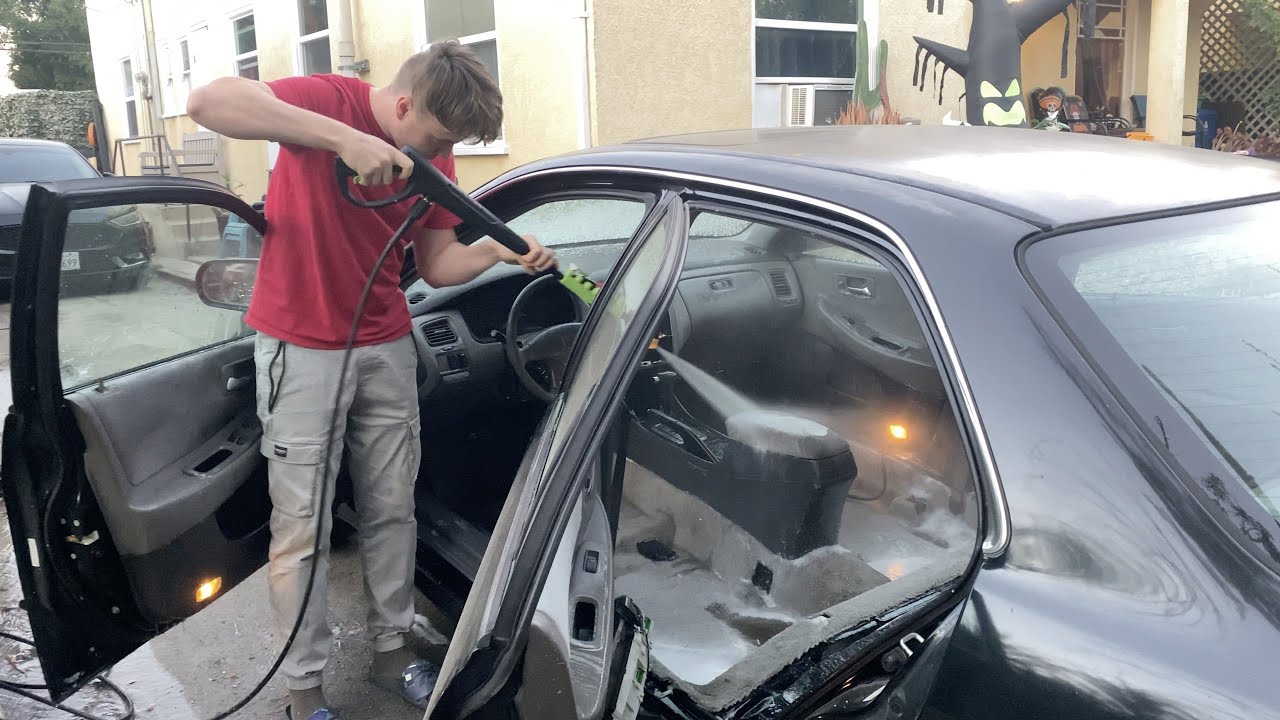 Перекуп. Красим из баллончика Honda Accord за $350. Часть 2. - YouTube