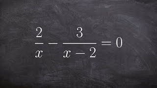 How to use the LCD to help us solve a rational equation
