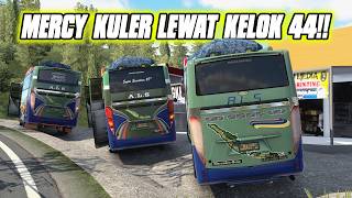 MERCY KULER CONVOY PASSES THE 44-CURVED ROAD!! | ETS-2 INDONESIA