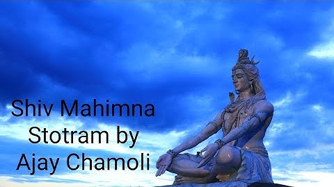 Shiv Mahimna stotram by Ajay Chamoli Parmarth Niketan Rishikesh
