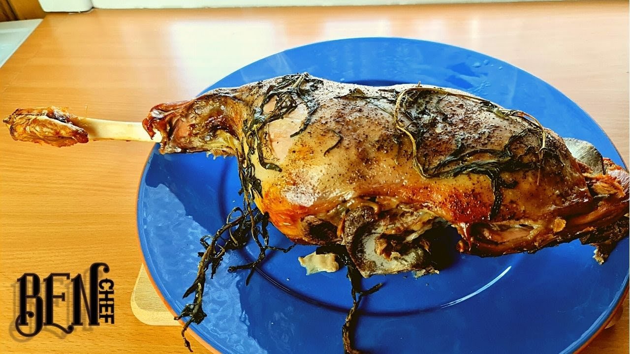 evde kuzu but nasil yapilir roast leg of lamb youtube