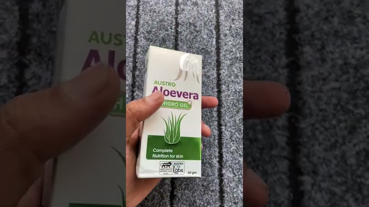 Austro Aloevera Hydro Gel+ short video | Aloevera gel | 