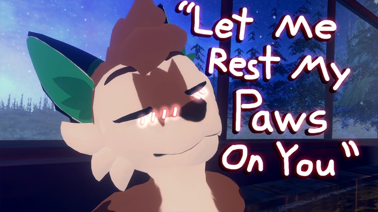 [ Furry ASMR ] Furry Boyfriend in a Hot Tub With You - OwO (Kissing, Water Sounds, etc.)