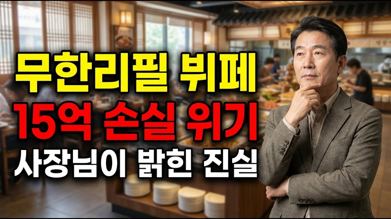 연간 30억 매출나던 스시뷔페.. 매출 나와도 현실은 안남습니다.. 무한리필 보다도 답이 안나오는 사업.. 결국 15억 날렸습니다. |노후사연|오디오북|노후생활