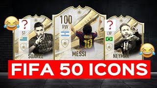 Fifa 50|Future Icons and Hero cards!🔥😱| #fifa #like 🙏🙌 |