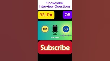 Snowflake Interview Questions and answers for 6 years Experienced | Data Engineer | Q5