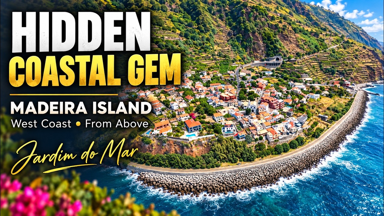 Jardim do Mar from Above 🇵🇹 Madeira’s Hidden Coastal Gem