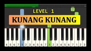 melodi piano kunang kunang - tutorial piano grade 1 - lagu anak indonesia - not pianika