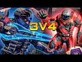 WINNING AN ONYX RANKED SLAYER MATCH 3 vs 4! (Halo Infinite Ranked)