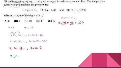 2023 AMC 8 #25(Using Arithmetic Sequence in a Smart Way)