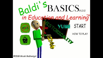 Baldi’s Basics in Education and Learning v1.3.2 MOBILE [Full gameplay]