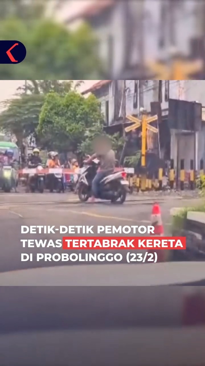 Kecelakaan kereta api terjadi di Kota Probolinggo, Jawa Timur, pada Minggu siang (23/2).