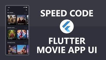Flutter | MOVIE APP UI [SPEED CODE]