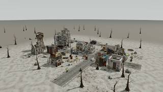 Low Poly Post-Apocalypse Kit – Three.js & React Three Fiber