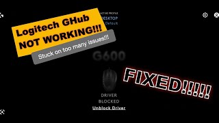 FIXED  |  Issue LOGITECH GHUB (G600 Gaming Mouse) - APPLE SILICON M1 Osx VENTURA