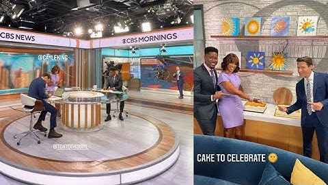 First day of CBS Mornings in Times Square