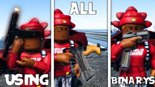 I WIPED out the SERVER using EVERY BINARY in Tha Bronx 3 Roblox!