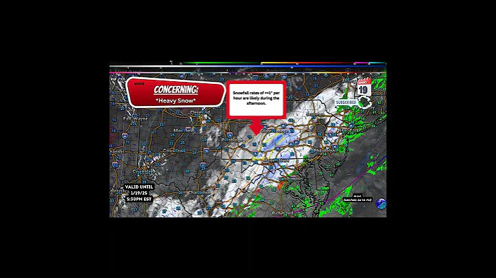 ❄️ Intense Snowfall Hits WV, MD, PA Today! 1/19/25 #shorts #weather
