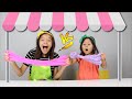 VIVI E CHLOE BRINCAM DE LOJINHA DE SLIME (Pretend Play Slime Shop) !!