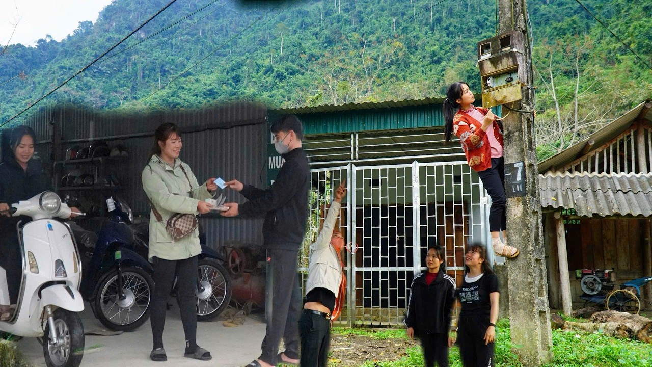 The girl found a house to open a repair shop, and this is the achievement she made.