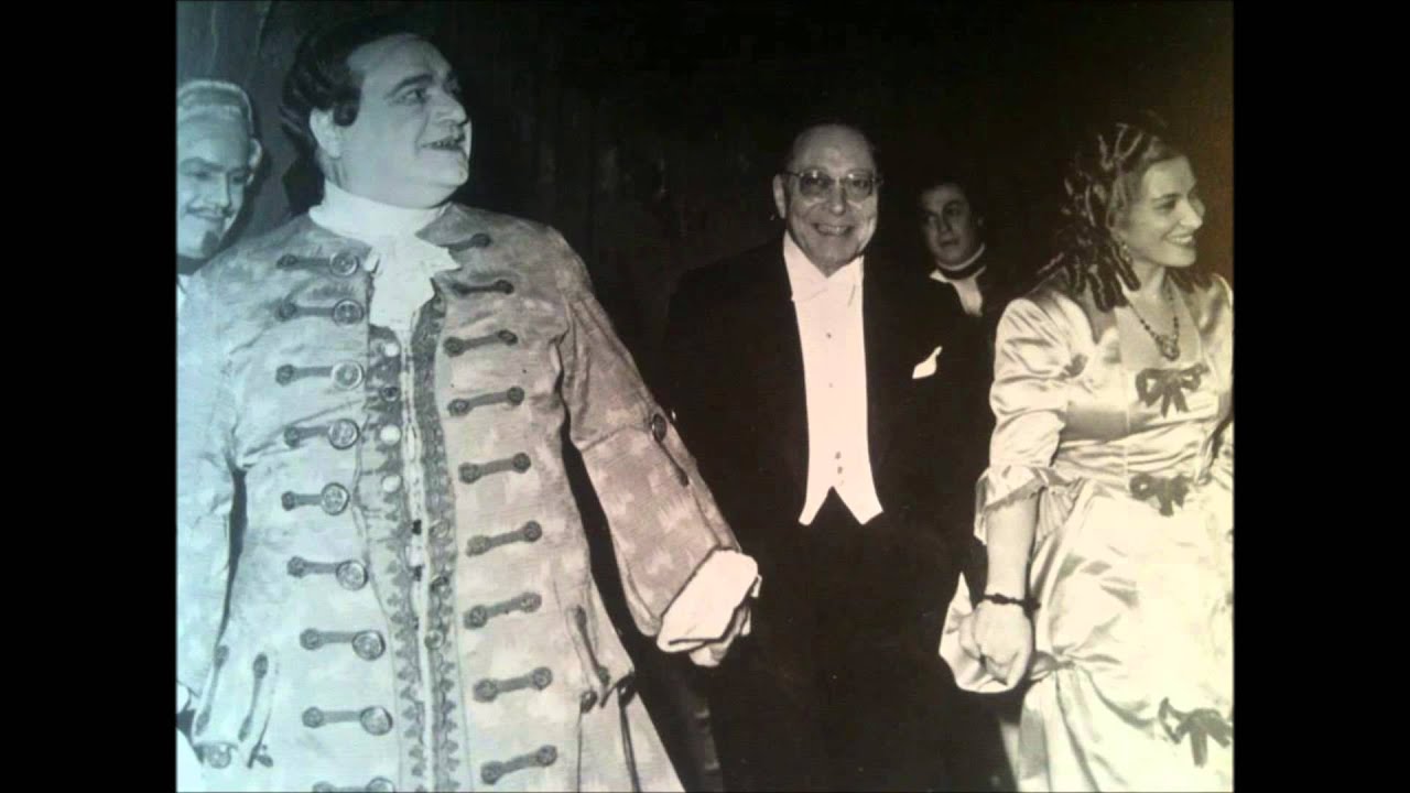 Puccini  - Manon Lescaut-  Act IV - Beniamino Gigli, Elisabetta Barbato (TMRJ, 1951)