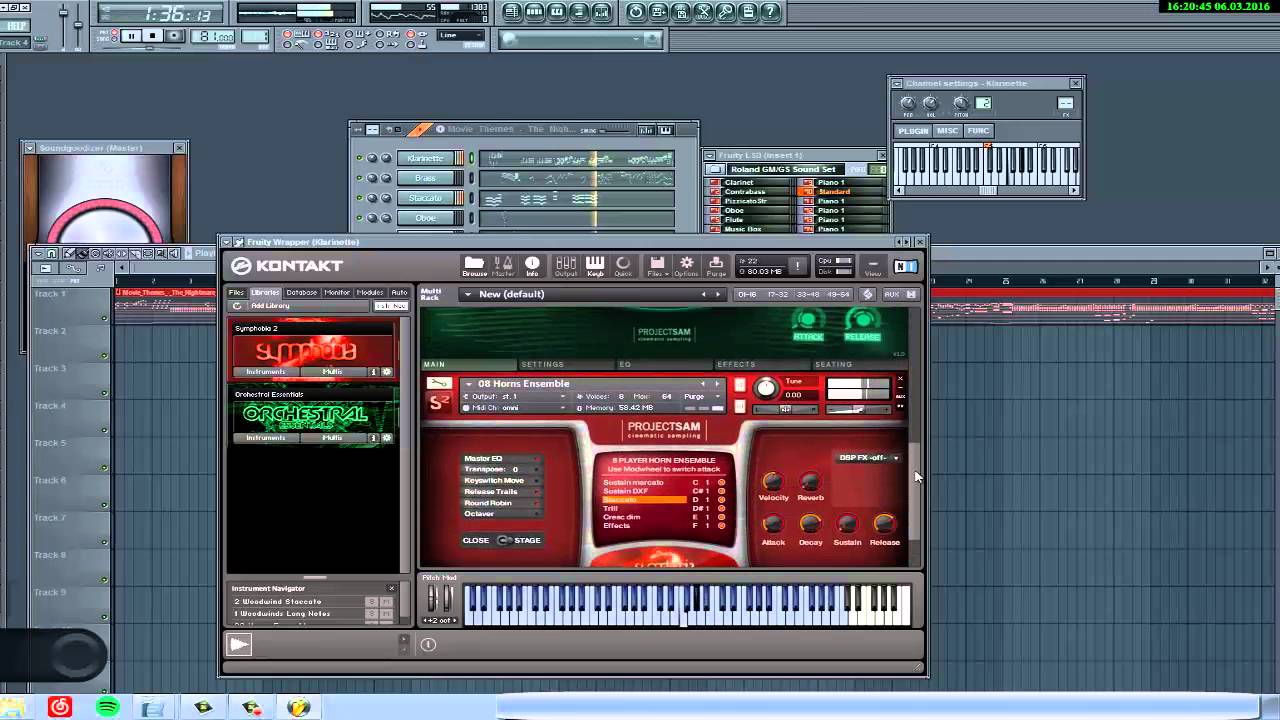 Movie Theme - The Nightmare Before Christmas Orchester Cover + midi