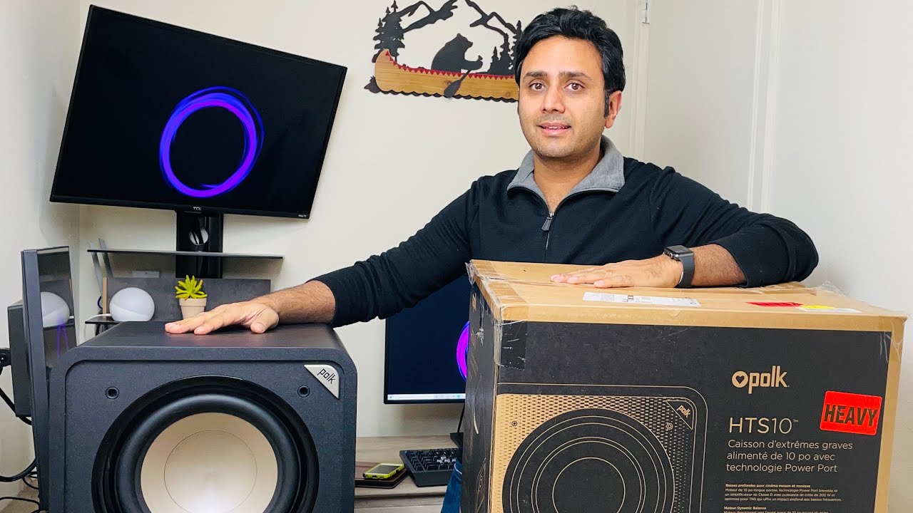 Polk HTS 10 - 200 Watt Subwoofer - Bass Test & Review - YouTube
